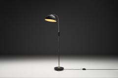 Mid Century Floor Lamp with Wooden Base Europe ca 1950s - 4739856