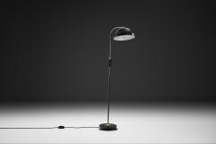 Mid Century Floor Lamp with Wooden Base Europe ca 1950s - 4739922
