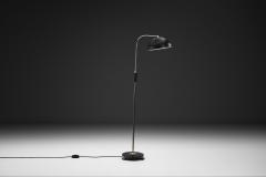 Mid Century Floor Lamp with Wooden Base Europe ca 1950s - 4739924