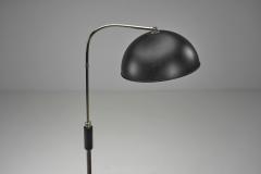 Mid Century Floor Lamp with Wooden Base Europe ca 1950s - 4739925