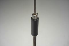 Mid Century Floor Lamp with Wooden Base Europe ca 1950s - 4741832
