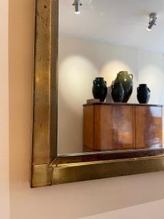 Mid Century French Brass Mirror - 1988454