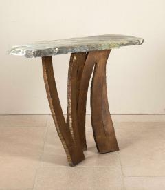 Mid Century French Brutalist Console Table by Maurice Barilone - 4449470