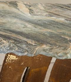 Mid Century French Brutalist Console Table by Maurice Barilone - 4449472