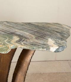 Mid Century French Brutalist Console Table by Maurice Barilone - 4449475