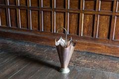 Mid Century French Copper Brass Umbrella stand - 1964385