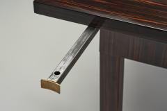 Mid Century French Dark Wood Dining Table France ca 1950s - 4266849