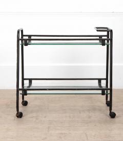 Mid Century French Jacques Adnet Bar Trolley - 4172851