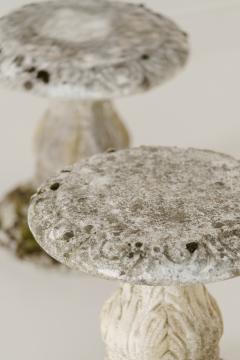 Mid Century French Pair Of Cement Garden Stools - 1684717