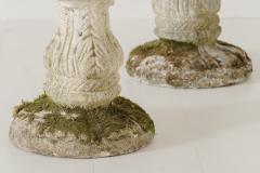Mid Century French Pair Of Cement Garden Stools - 1684733