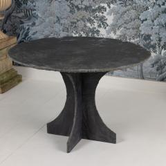 Mid Century French Round Slate Table - 4123105