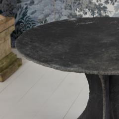 Mid Century French Round Slate Table - 4123111