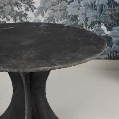 Mid Century French Round Slate Table - 4123112