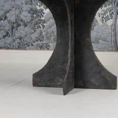 Mid Century French Round Slate Table - 4123113