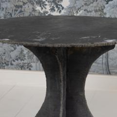 Mid Century French Round Slate Table - 4123115