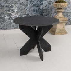 Mid Century French Twelve Sided Slate Table - 3908621