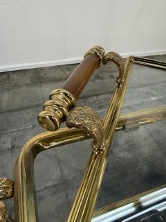 Mid Century Gilt Brass Bar Cart circa 1960s - 4484354