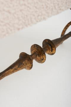 Mid Century Gilt Iron Long Stool - 2835096