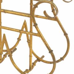 Mid Century Gilt Magazine Rack - 4671195