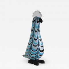 Mid Century Glass Cockatoo Form Sculpture - 1703254