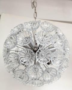 Mid Century Glass Flower Sputnik Chandelier - 2063309