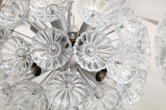 Mid Century Glass Flower Sputnik Chandelier - 2063314