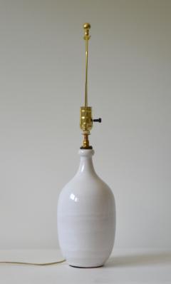 Mid Century Glazed Ceramic Bottle Form Table Lamp - 2520258