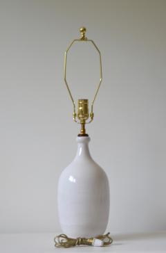 Mid Century Glazed Ceramic Bottle Form Table Lamp - 2520269