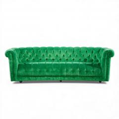 Mid Century Green Chesterfield Sofa - 4604721