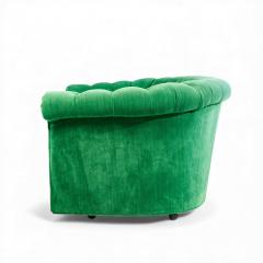 Mid Century Green Chesterfield Sofa - 4604723