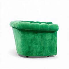 Mid Century Green Chesterfield Sofa - 4604727