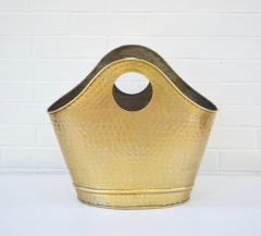 Mid Century Hammered Brass Rack or Stand - 3591587