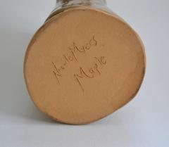 Mid Century Hand Thrown Ceramic Organic Form Vase - 2871421