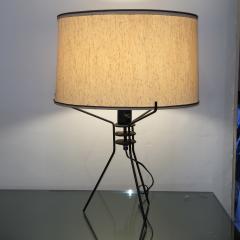 Mid Century Horo Lite Wrought Iron Tripod Table Lamp Brooklyn NY 1950s - 4346705