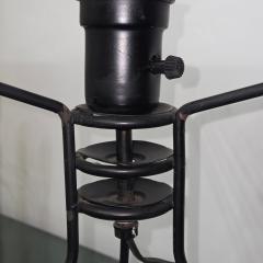 Mid Century Horo Lite Wrought Iron Tripod Table Lamp Brooklyn NY 1950s - 4346708