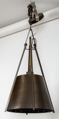 Mid Century Industrial Conical Brass Pendants 10 Available - 4334019
