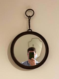 Mid Century Iron Hung Mirror - 2306582