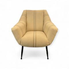 Mid Century Italia Beige Armchairs - 4386115