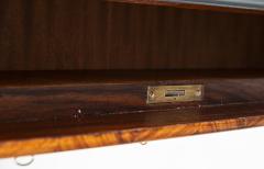 Mid Century Italian Angular Sideboard Dresser In Chevron Veneer - 4586845