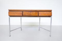 Mid Century Italian Blue Top Desk with Drawers - 3283041