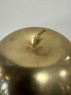 Mid Century Italian Brass Apple Covered Bowl 1960s - 4540918