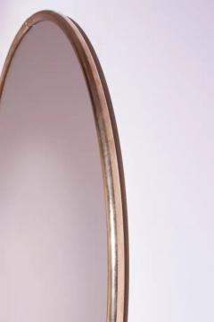 Mid Century Italian Brass Framed Round Mirror Italy 1970s - 3485164