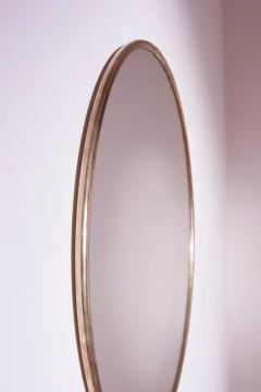 Mid Century Italian Brass Framed Round Mirror Italy 1970s - 3485175