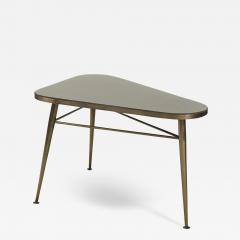 Mid Century Italian Brass Triangular Shaped Low Table - 2680201