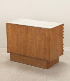 Mid Century Italian Brutalist Sideboard with Travertine Top - 4339009