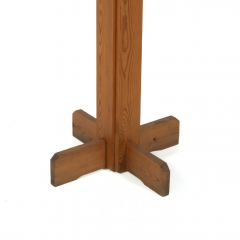 Mid Century Italian Coat Rack Wood Italy 1970s - 4395270