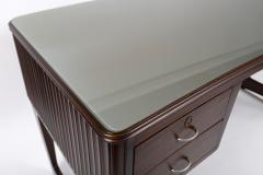 Mid Century Italian Curved Executive Desk - 4586999