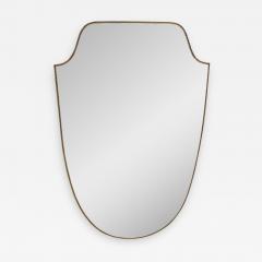 Mid Century Italian Curvilinear Wall Mirror 1970s - 2023476
