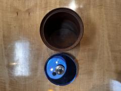 Mid Century Italian Decorative Round Box 1970 - 3443890