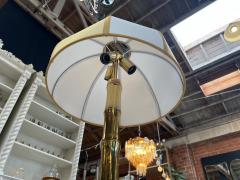 Mid Century Italian Fully Brass Table Lamp 1970s - 3257896